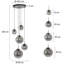 Trent 5 - Light Black Cluster Pendant