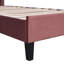 Akershus Upholstered Bed With Shell-Shaped Headboard-280185959