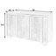 Buffet rectangulaire en bois avec rangement Mari
