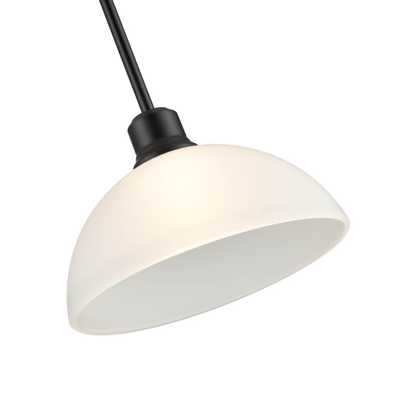 Amberle 1 Light 9.5 In. Pendant, Black