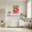 «Disco Cherry», ensemble de 1 reproduction d'art sur toile tendue sur toile-1169917520