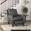 Fauteuil inclinable à dossier poussoir de style transitionnel avec fauteuil à mouvement 1 pièce