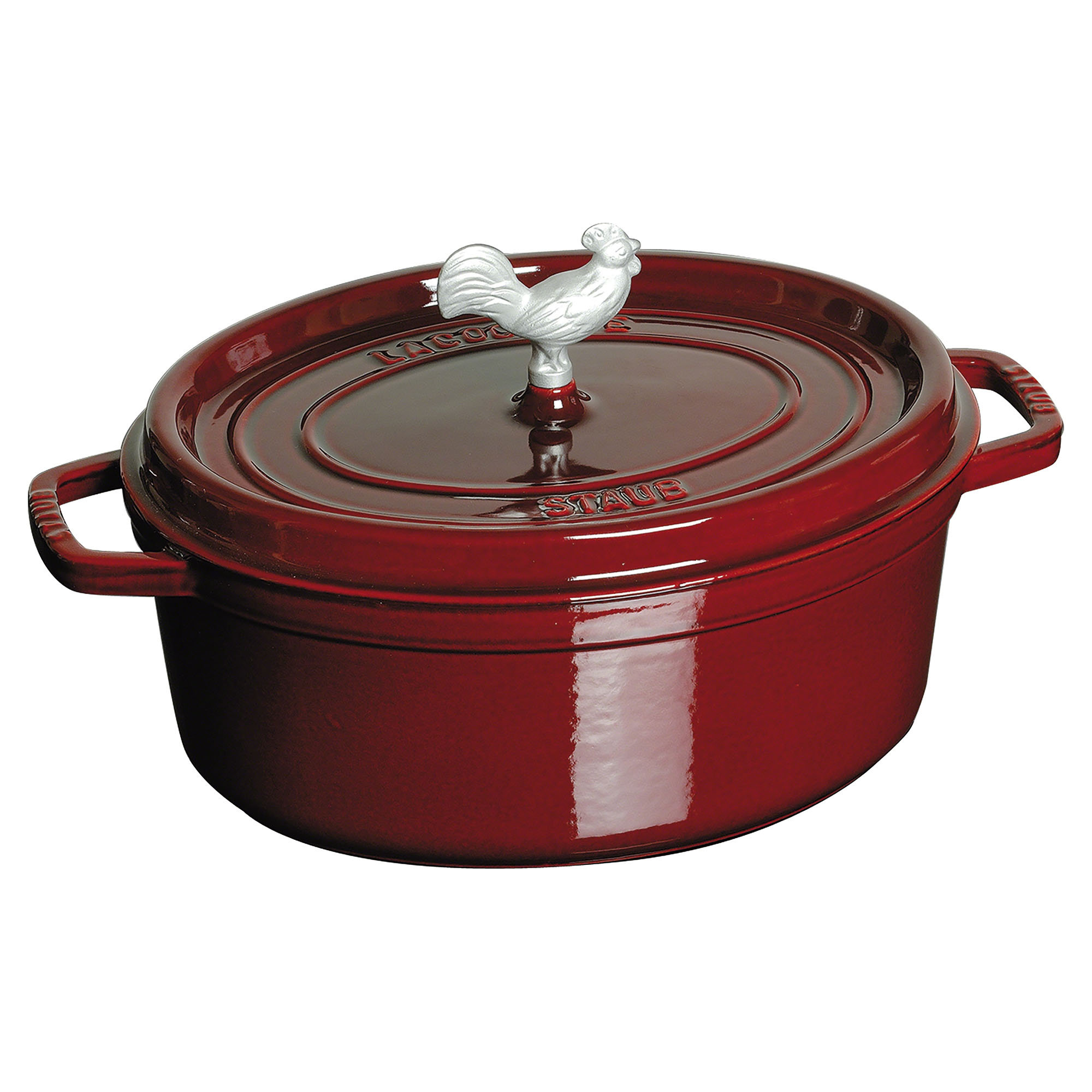 Staub Cast Iron Coq au Vin Cocotte, Dark Blue, 5. 75 quarts