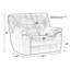Fauteuil inclinable standard en similicuir de 51 po de largeur Nolan-24676109-24676111
