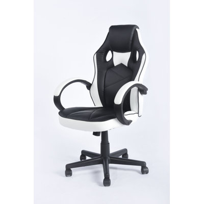 Wade Logan Sandtoft Adjustable Ergonomic Swiveling PC & Racing Game Chair
