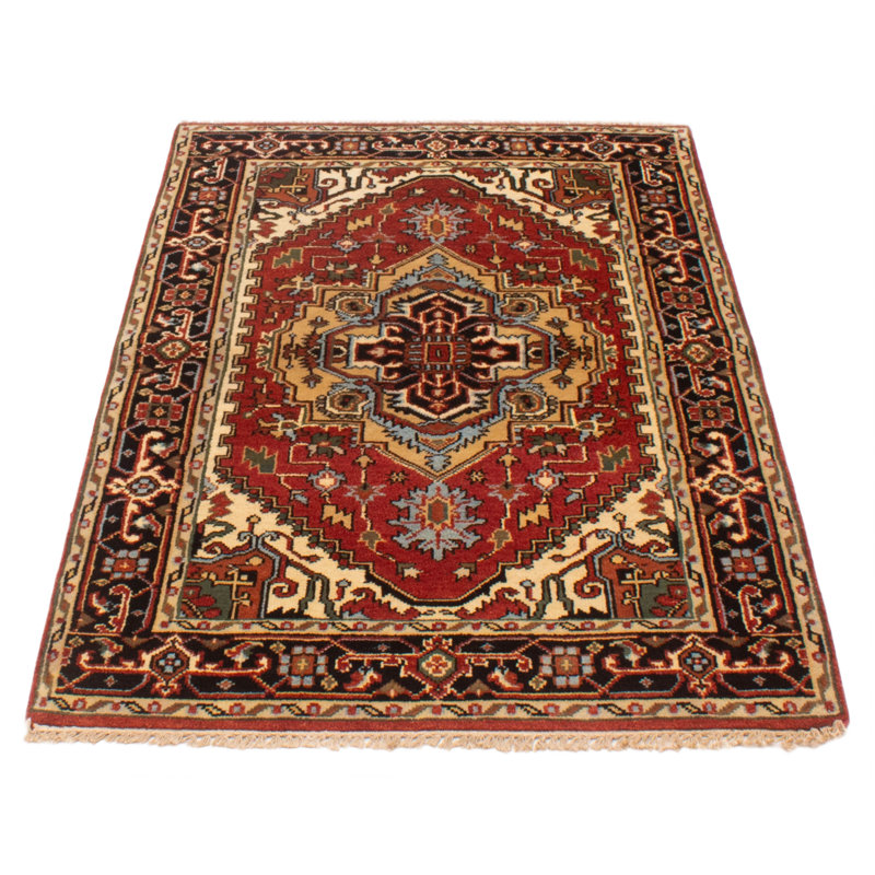 Tapis unique en cuivre foncé 4 pi 1 po x 6 pi Aavion