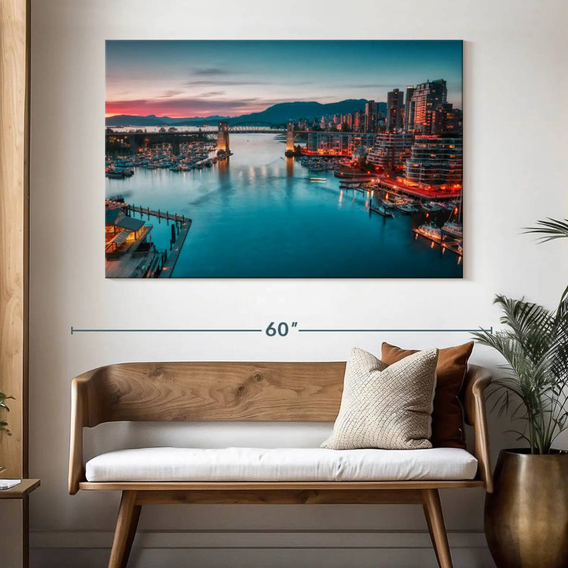 Tergel Vancouver Waterfront Skyline, H 34 po x l 51 po