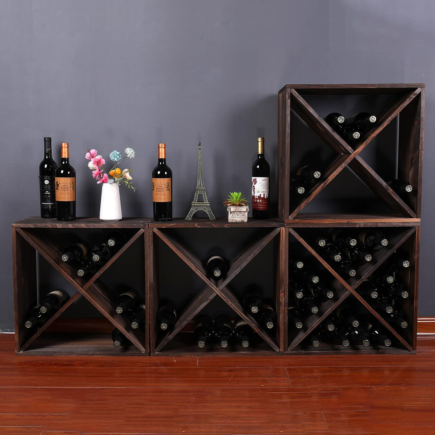Storage Rack Country Wine Rack Rustic Wine Rack Logan