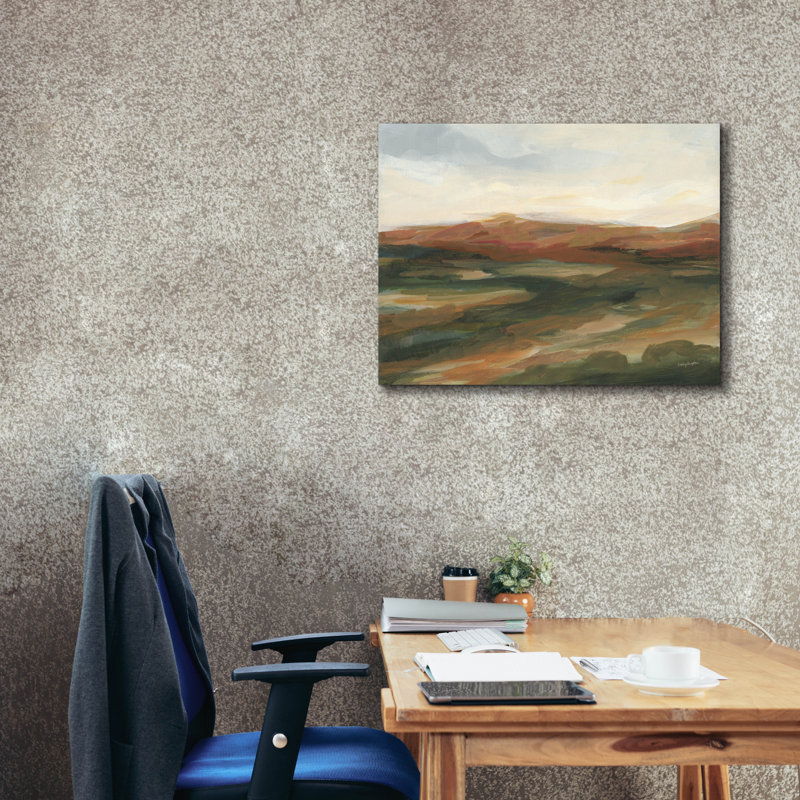 «Terracotta Valley» par Haley Knighten, art mural sur toile, 34 po x 26 po, H 26 po x l 34 po