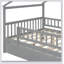 Wooden House Bed With Trundle-114668461