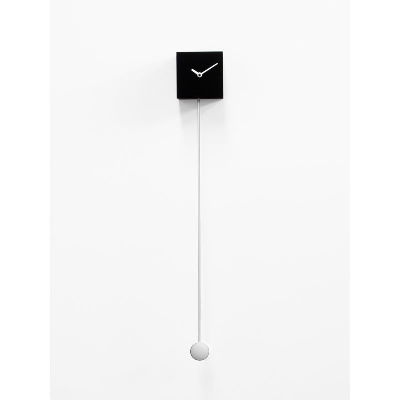 Kingon Wood Wall Clock, Black