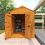 8x6w TigerFlex® Shiplap Apex Security Double Door Shed