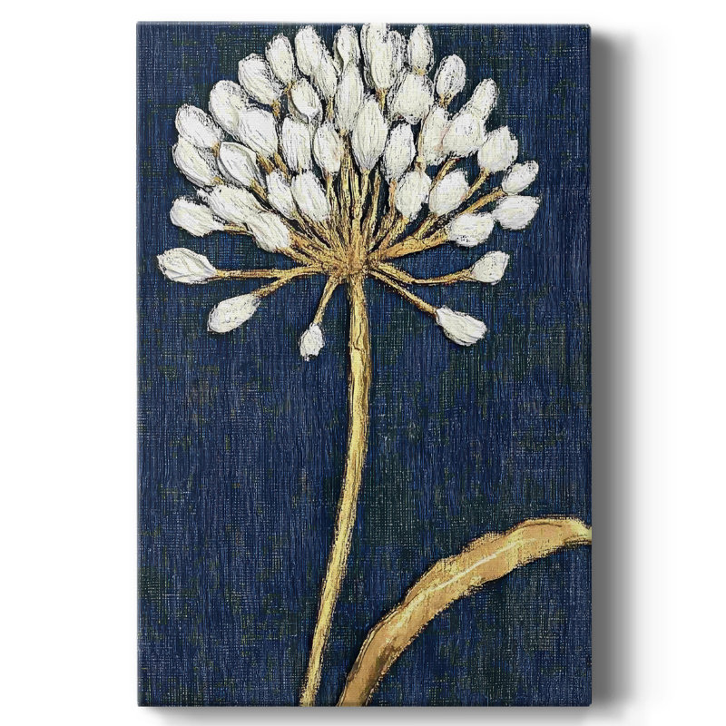 Toile tendue à motif floral CLVI Gallery - prête à être accrochée, H 60 po x l 40 po