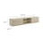 Render 70" Faux Travertine Wall-Mount Media Console TV Stand In Travertine