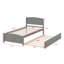 Lit plate-forme avec lit gigogne-359531897