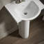 Veer™ Ceramic Pedestal Bathroom Sink with Overflow-19195676-46044463-10942335