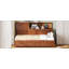 Lit de jour simple en bois