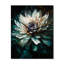 Horloge murale moderne White Lotus Floral Dreams II-1126604810