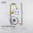 KIBI Luxe Pull Down Kitchen Faucet-53136770