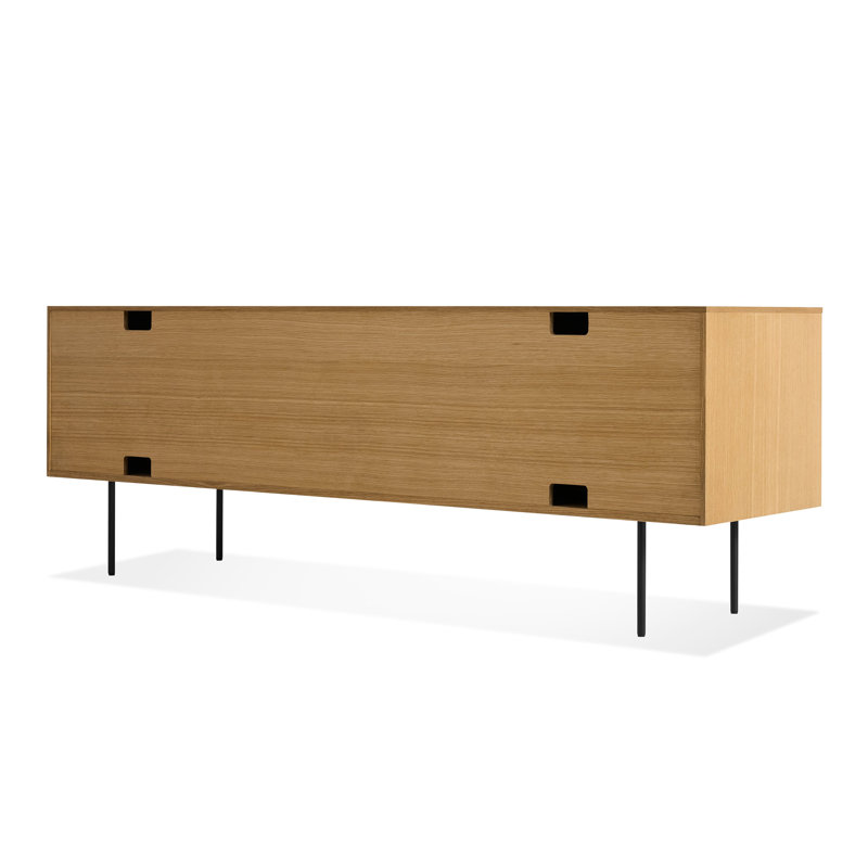 Fable 2 Door / 2 Drawer Console -Leather, Olive