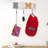 Buruk Rustic Farmhouse Wooden Key Holder - Brown 3-Hook Design