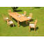 Knollview Outdoor 11 - Piece Teak Dining Set-219131314