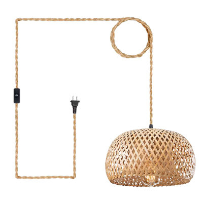 Vintage Plug In Pendant Light Ceiling Light For Dining Room Living Room