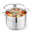 VEVOR Non-Stick Ceramic and Glass Stainless Steel Stock Pot-1625483891