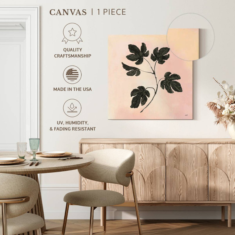 Harnek Botanical Study I Blush, 30'' H x 30'' W