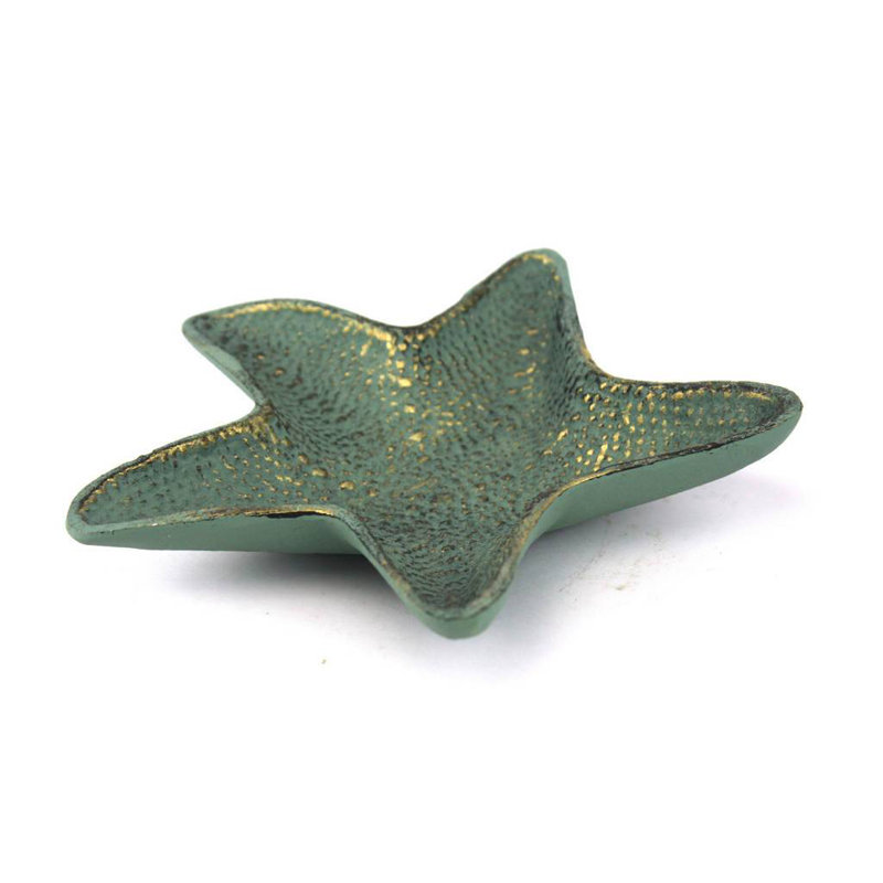 Bol décoratif étoile de mer Pellegrin, Bronze antique