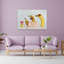 Banana Spa Day Playful Whimsical Contemporary Fruit Flower Wall Art Print-1959336298