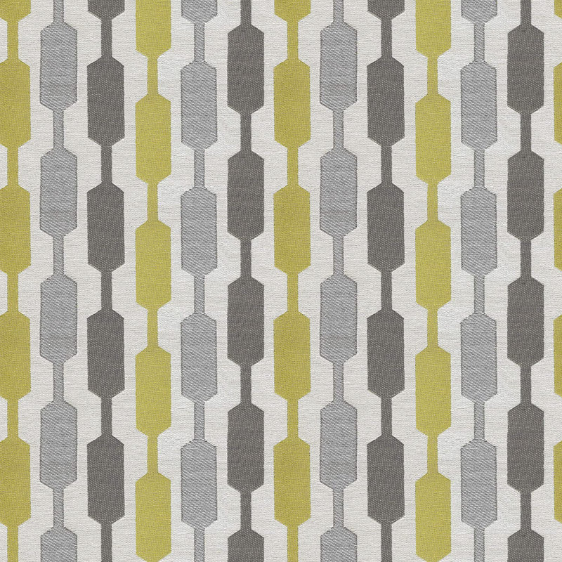 Ephraim Geometric Filled Fabric Draught Excluder, Yellow
