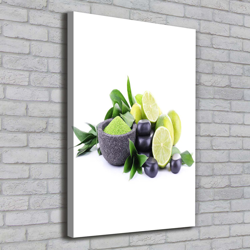Citruses And Stones - Wrapped Canvas Print