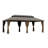 22 Ft. W x 12 Ft. D Outdoor Aluminum Hardtop Gazebo with Double-Layer Roof, Curtains, and Mosquito Net-123202380