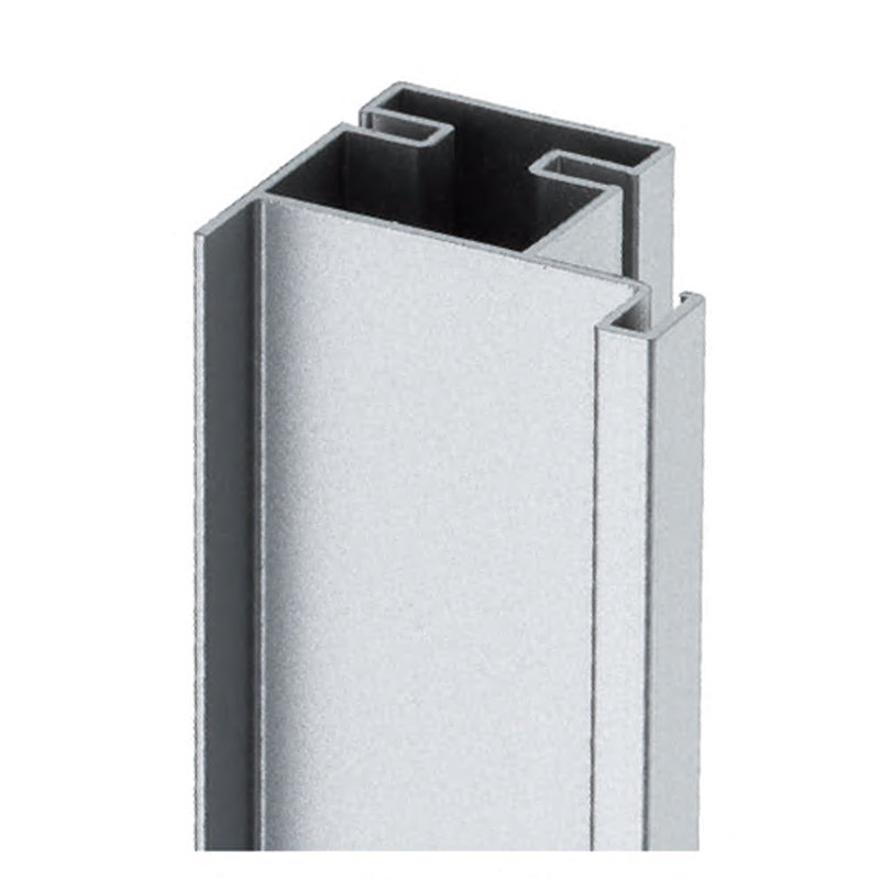 Handle-Free Cabinet Hardware Vertical End Bracket, Nickel