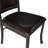 Luker 5-Piece Round Metal and Manufactured Wood Dining Set with Faux Leather Upholstered Chairs 