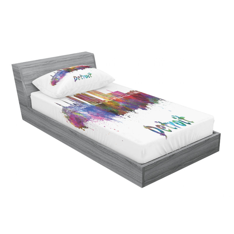 Microfiber Sheet Set, Twin Sheet Set + Fitted Sheet + 1 Pillowcase