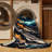 Machine Washable Space Gray Area Rug-251978331