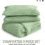 Ensemble de housse de couette en microfibre de trois articles-1266569639-1266569638
