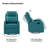 Giselle 26.5" Wide Manual Swivel Rocker Recliner with Metal Base-583672665