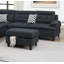Canapé modulaire en tissu Living-495022809