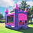 JumpOrange Princess Castle Commercial Grade Bounce House for Kids (with Blower)