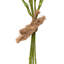 Paquets de 6 fleurs artificielles Thistle - vert et rose - ensemble de 6