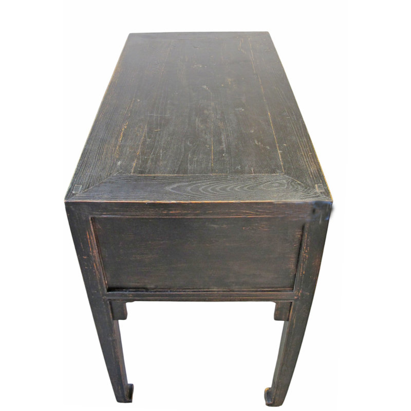Antique Chinese 40" Three-Drawer Console Table