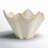 Round Stoneware Ruffled Bowl with Reactive Glaze