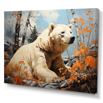 «Bear Majestic Bear Pastoral I», reproduction d'art sur toile