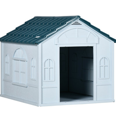 Blue Puppy House - Eau, fenêtre mignonne, convient aux chiens de taille moyenne et petite