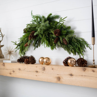 Norfolk, Spruce & Juniper Christmas Front Door Holiday Table Swag