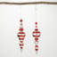 2 Piece Merry Finial Ornament Set
