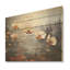 Moody Flower Meadows I - Art mural en bois sur bois de pin naturel-1709556168